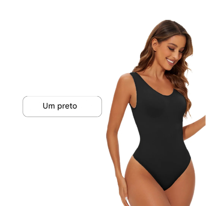 Body modelador sem costura para mulheres