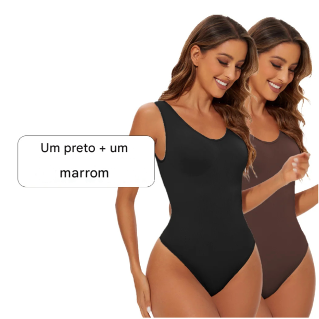 Body modelador sem costura para mulheres